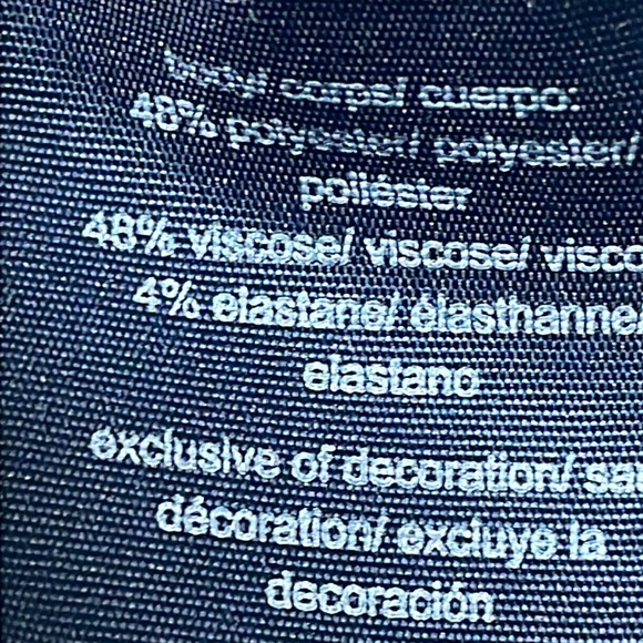 Tommy Hilfiger Midi Gray capped sleeve tiered dress - Picture 7 of 7